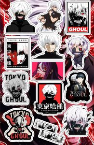 استیکر و برچسب طرح Tokyo Ghoul انیمیشن توکیو غول