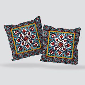کاور کوسن طرح فیروزه سایز 40 در 40
