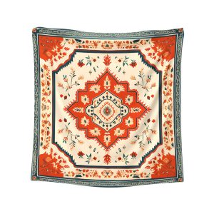 روسری طرح ارغوان