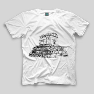 تیشرت طرح مقبره کوروش کبیر