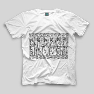 تیشرت طرح سرباز هخامنشی تخت جمشید