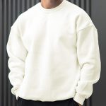 دورس مردانه سه نخ سفید استخوانی ساده