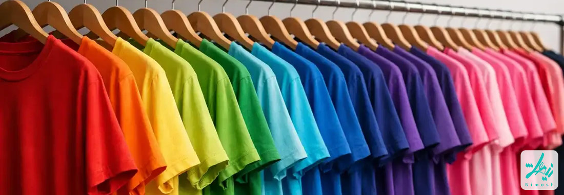 رنگبندی متنوع تیشرت بیسیک